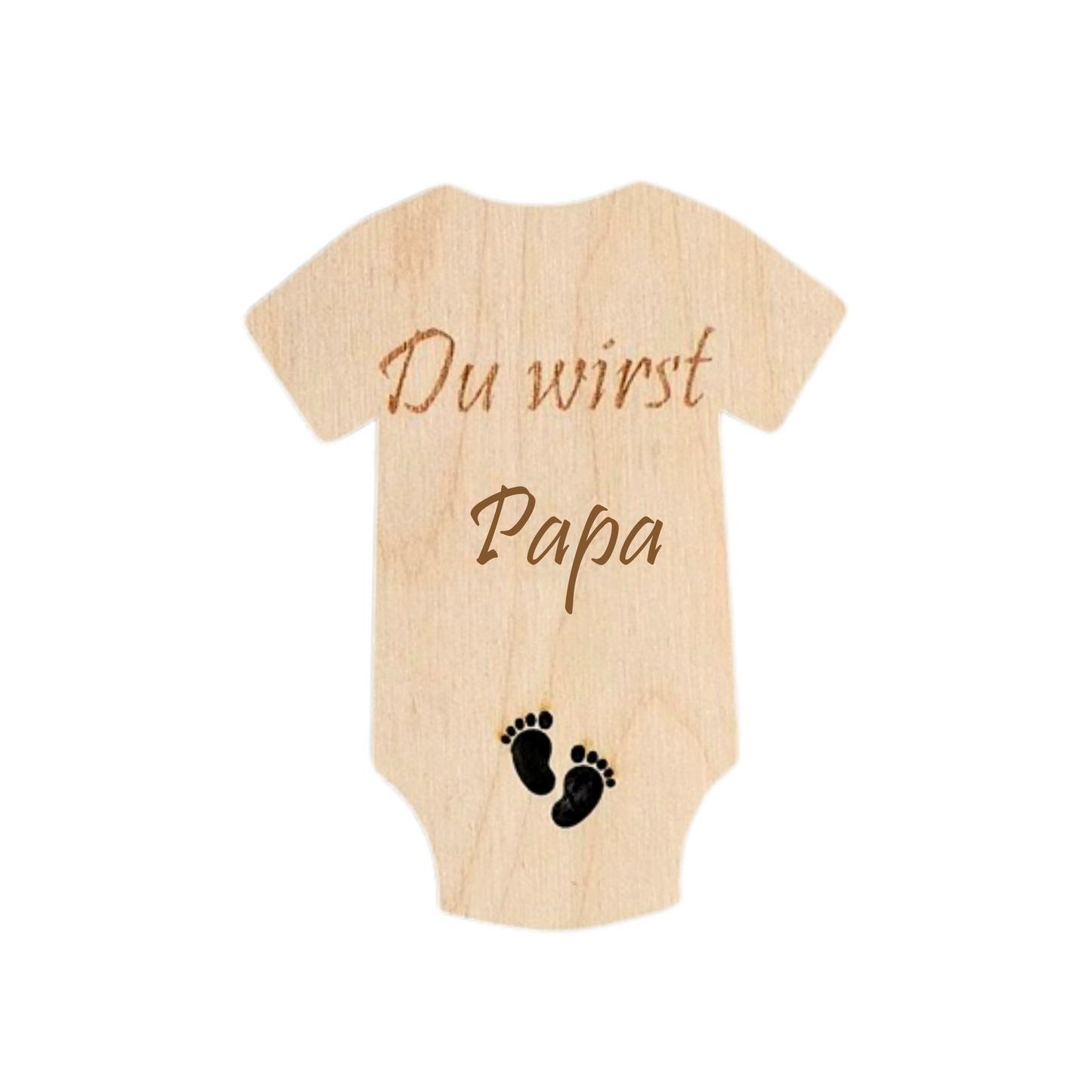 Schwangerschafts- verkündung für den Partner / Vater / Oma / Opa / Tante / Onkel - Holzbody