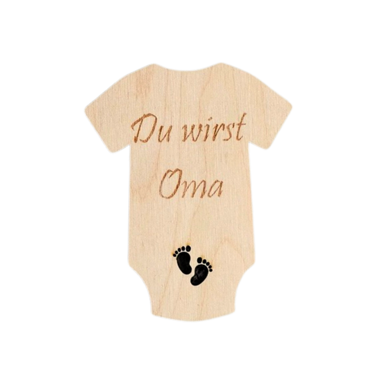 Schwangerschafts- verkündung für den Partner / Vater / Oma / Opa / Tante / Onkel - Holzbody