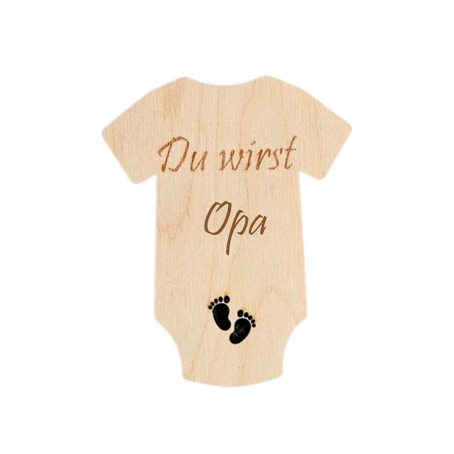 Schwangerschafts- verkündung für den Partner / Vater / Oma / Opa / Tante / Onkel - Holzbody