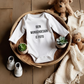 Personalisiertes Baby Langarmshirt mit deinem Wunschdesign o. Foto