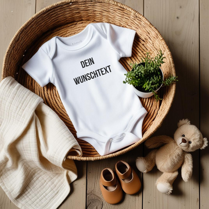 personalisiertes Baby Body mit deinem Wunschtext