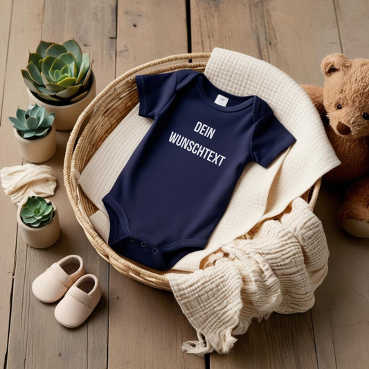 personalisiertes Baby Body mit deinem Wunschtext