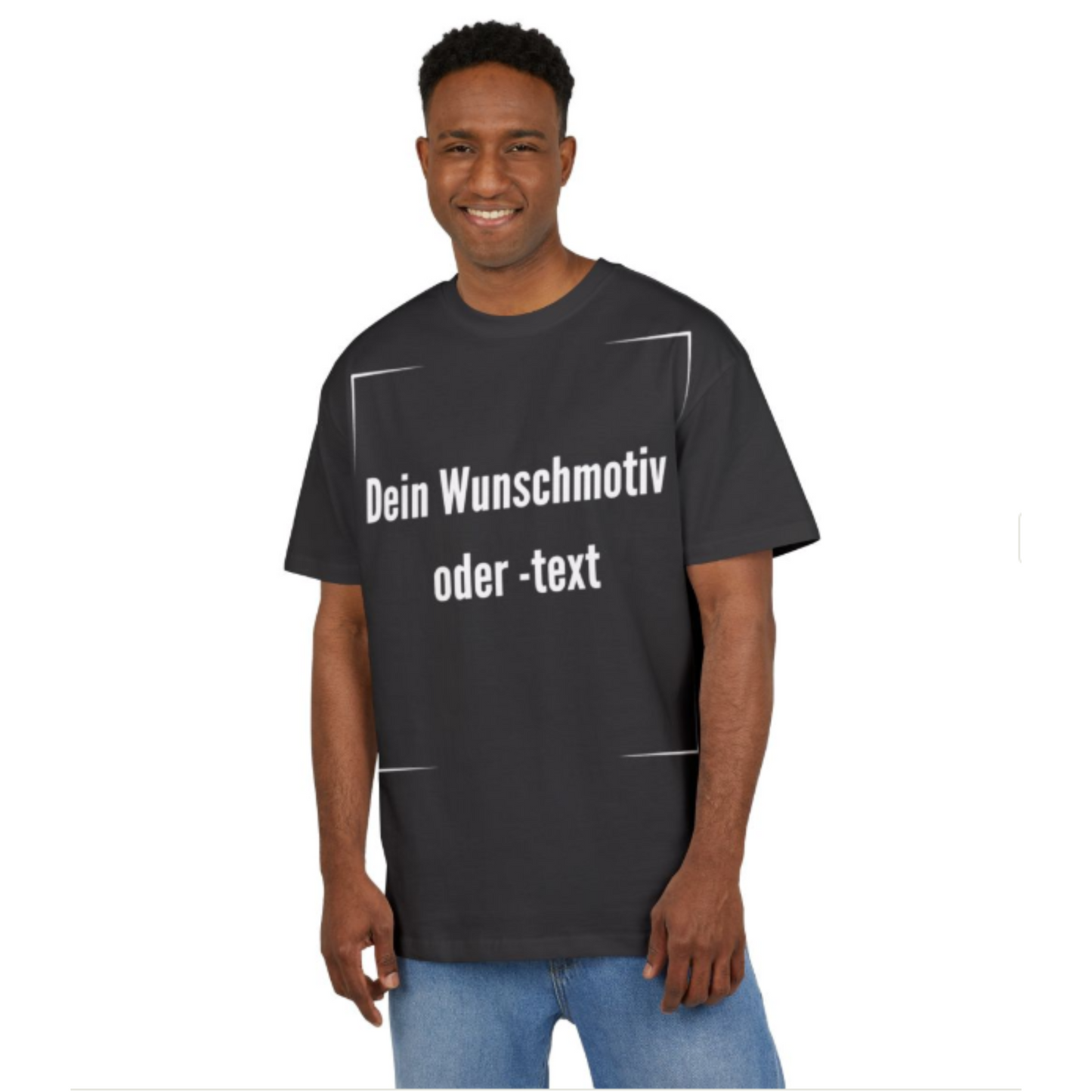 Oversized T-Shirt mit dem Wunschmotiv / Wunschtext