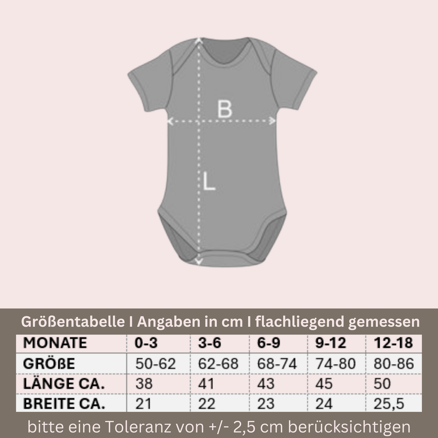 Personalisiertes Baby Langarmshirt mit deinem Wunschdesign o. Foto