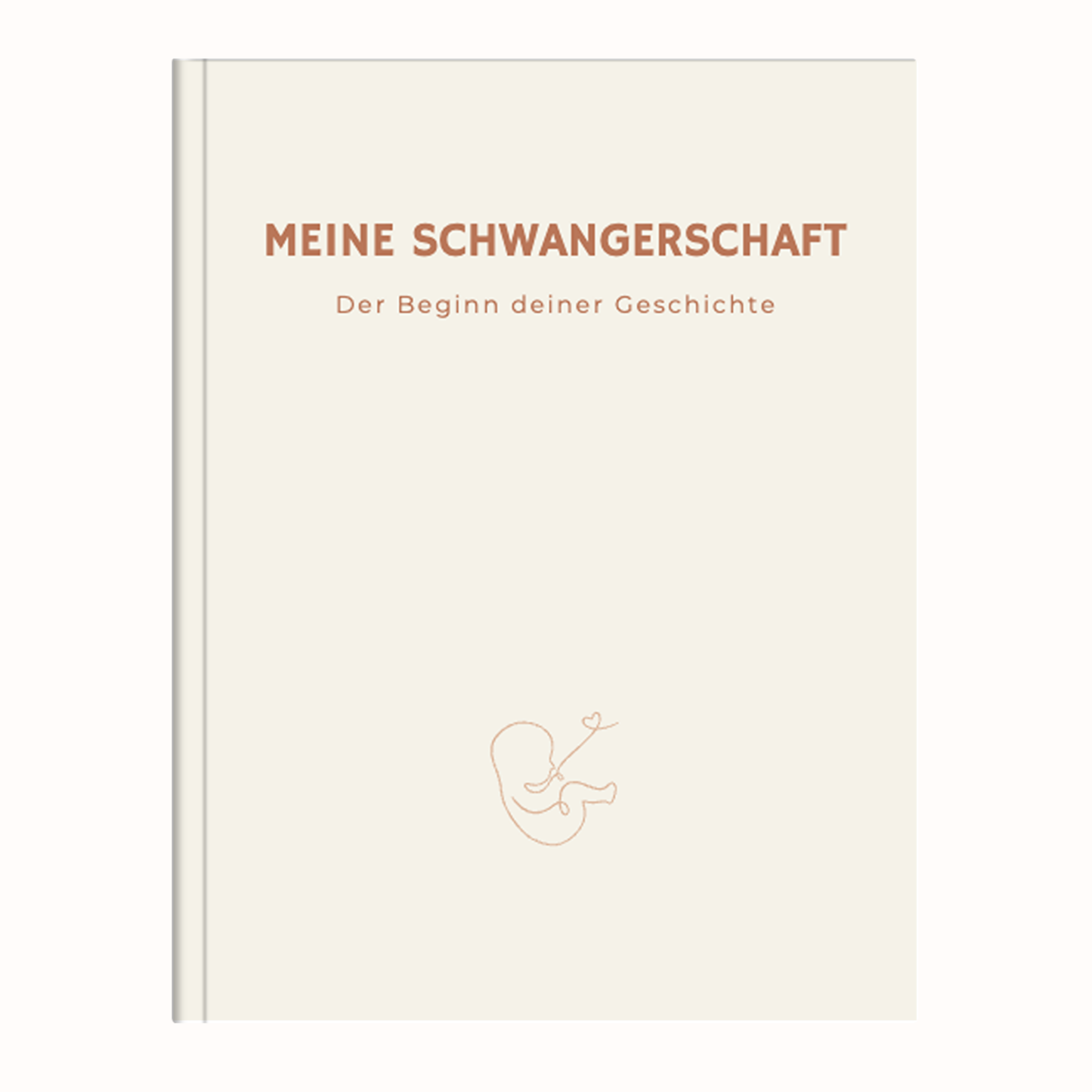 Schwangerschafts- tagebuch in DIN A5 hochwertiges Tagebuch für deine Schwangerschaft